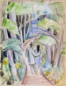Spaziergänger, Dorothea Maetzel-Johannsen, 1919
