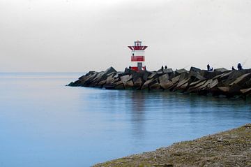 Scheveningen harbor from the south beach by Bart Hageman Photography