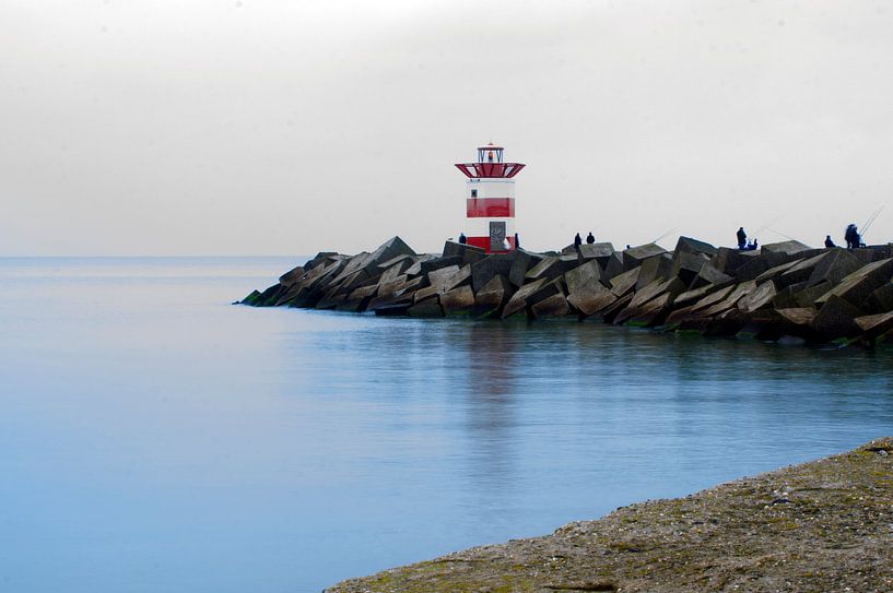 Scheveningen haven vanaf het zuiderstrand van Bart Hageman Photography
