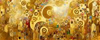 Der Himmel im Stil von Gustav Klimt