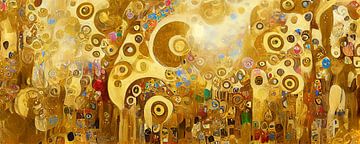 Heaven in the style of Gustav Klimt by Whale & Sons.