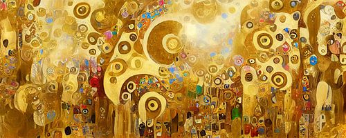 Der Himmel im Stil von Gustav Klimt