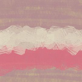 Abstract minimalist painting of a landscape 002 by Abstract Minimalist Art