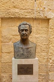 Statue von Aldo Moro in seinem Geburtsort Lecce in Apulien