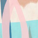 Modern shapes and lines abstract art  in pastel colors no 3_2 by Dina Dankers thumbnail