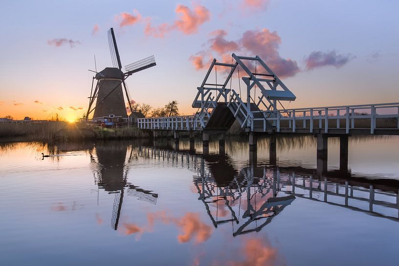 Moulin à visiteurs de Kinderdijk sur Sander Poppe