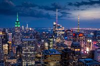 New York in het avondlicht