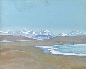 Nicholas Roerich - Himalaya depuis le Ting-kye Dzong (1928)