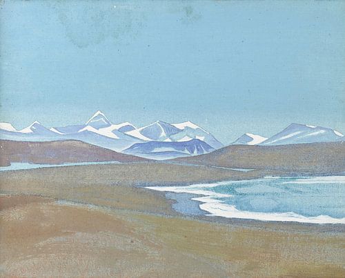 Nicholas Roerich - Himalaya vanaf Ting-kye Dzong (1928)