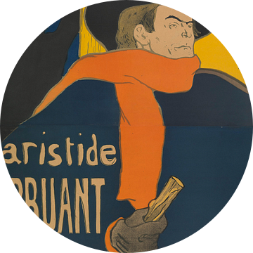 Affiche voor het optreden van Aristide Bruant in het café-concert Eldorado