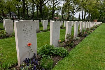 Oosterbeek Nederland Airborne Britse en Poolse begraafplaats van Richard Wareham