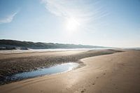 Strand  in de Winter bij Wijk aan Zee (Noord-Holland)