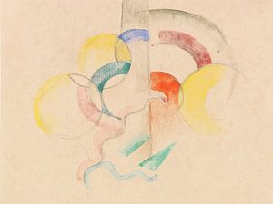 Franz Marc - Abstraktes Aquarell I (1913-14)