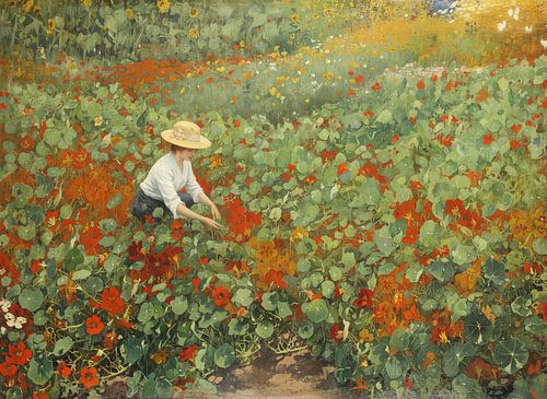 Harvest in the Flower Garden