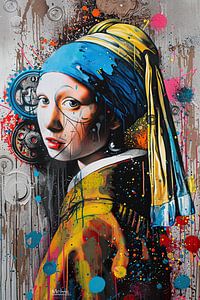 Girl with a Pearl Earring by ARTEO Paintings