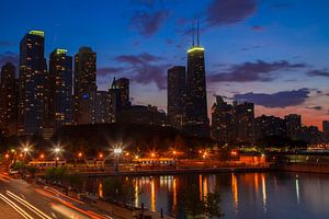 CHICAGO Coucher de soleil II sur Melanie Viola