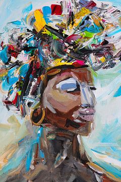 ~ African woman ~ by Klaske de Wal