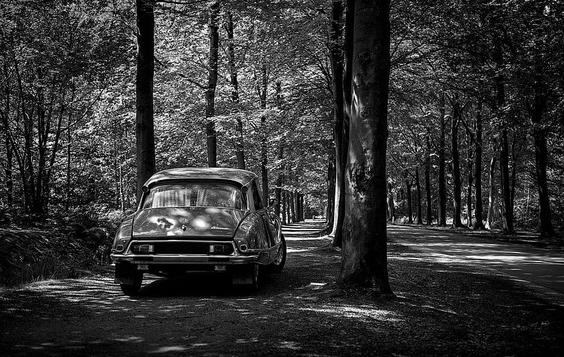 Citroën DS 23 Pallas noir et blanc par Wim Schuurmans