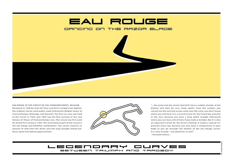 Legendary Curves, Eau Rouge by Theodor Decker