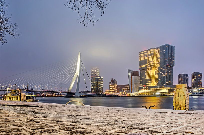 Hiver sur le quay de Guillaume par Frans Blok