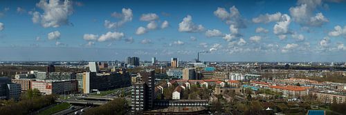 Skyline Amsterdam West panorama  by PIX URBAN PHOTOGRAPHY