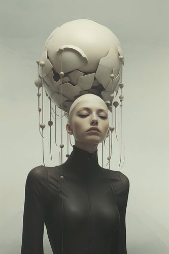 Digital created very beautiful woman in high fashion style