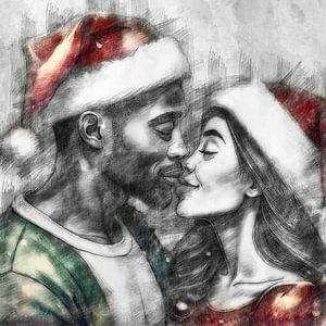 Alles, was ich mir zu Weihnachten wünsche, bist du (Zeichnung)