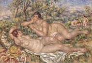 Badegäste - Pierre-Auguste Renoir von 1000 Schilderijen Miniaturansicht