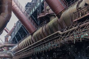 industrielle Nahaufnahme in einer Fabrik