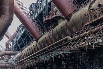 industrieel close up in een fabriek van Patrick Verhoef