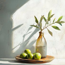 Vert d'olive à la lumière du soleil sur Bianca ter Riet