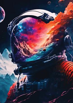 Kosmisch droomlandschap van Hazen Rocky