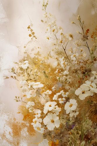 Bloemen Rococo Schilderij