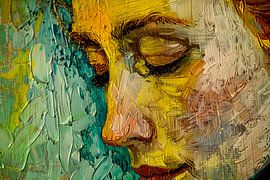 malerisches Bild einer Frau