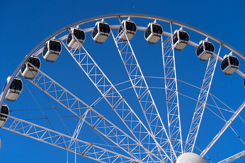 The Ferris wheel on the Scheveningen pier