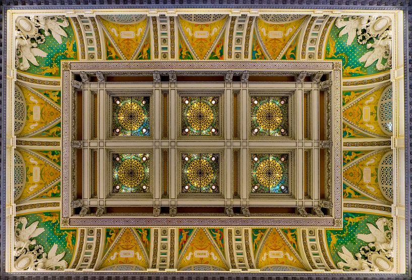 Roof of Washington Library of Congress by Frans