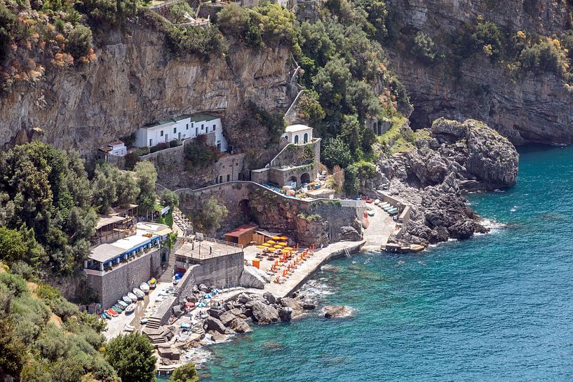 Amalfi Coast - Bathing beach near Praiano / Vettica Maggiore by t.ART