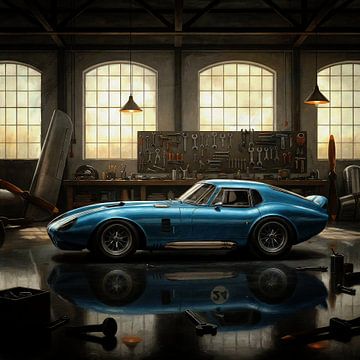 1965 Shelby Daytona in Golden Light by Jan Keteleer
