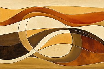 Modern abstracte vormen van Imagine