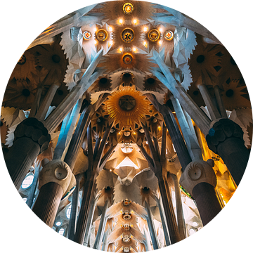 De Sagrada Familia van Binnen van Kwis Design