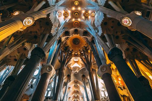 The Sagrada Familia from inside
