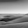 Gran Canaria mit Dünen bei Maspalomas in schwarzweiss . von Manfred Voss, Schwarz-weiss Fotografie
