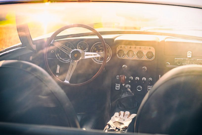 Lamborghini 350 GT classic Italian  sports car interior by Sjoerd van der Wal Photography
