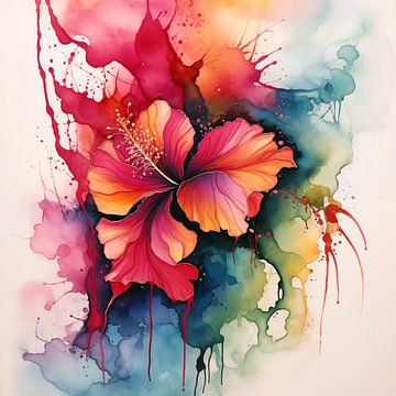 fleurige bloemen van Virgil Quinn - Decorative Arts