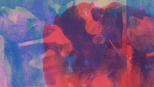 Expressieve kleurrijke abstracte kunst