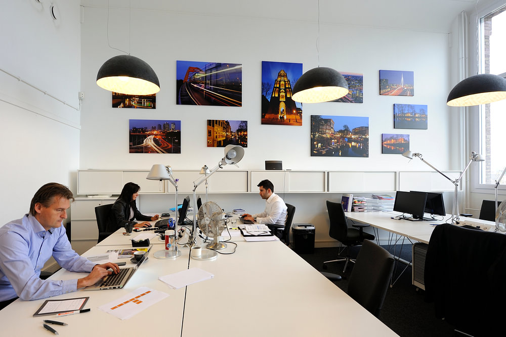 The Prince Claus Bridge and Papendorp business park in Utrecht