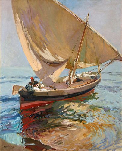 Op weg naar zee. Valencia, Joaquín Sorolla
