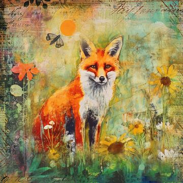 Fox Late Summer Wildlife von Andrea Haase