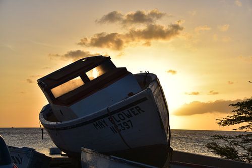 Coucher de soleil sur Curaçao