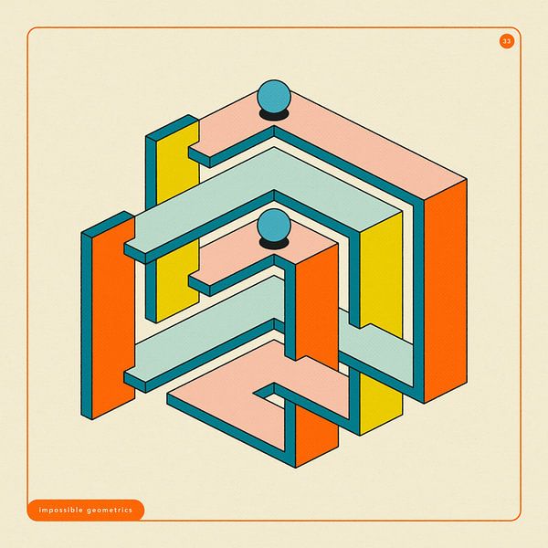 Impossible Geometrics 33 by Jazzberry Blue